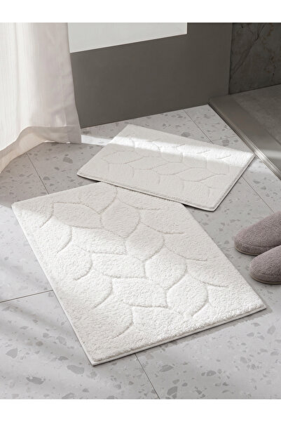 BELENAY Set de 2 covorașe de baie Leafa 60x100 cm și 60x50 cm