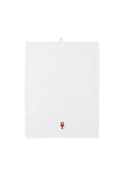 NORMANN COPENHAGEN Πετσέτα Κουζίνας Αστακός Νόστιμο 605861 70x50εκ. Λευκό-Κόκ...