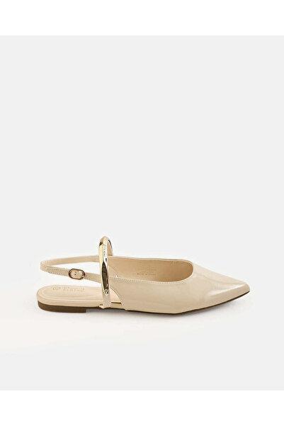 REDTAG Women Cream Slingback Mules With Trim