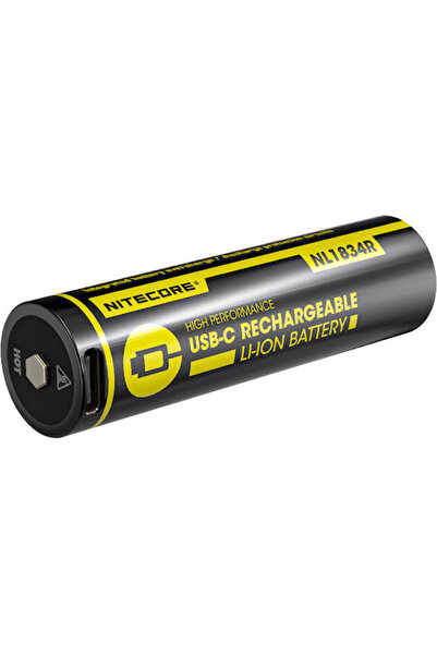 Nitecore Επαναφορτιζόμενη μπαταρία USB-C 18650 Li-ion 3400mAh 3.7V 1 τεμάχιο