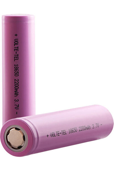 Other Volte-Tel Επαναφορτιζόμενη Μπαταρία 18650 Li-ion 2200mAh 3.7V 1 τεμάχιο