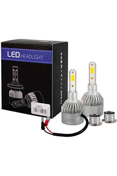 M-TECH Λάμπες Αυτοκινήτου H3 LED 6500K Ψυχρό Λευκό 12-24V 80W 2 τεμάχια