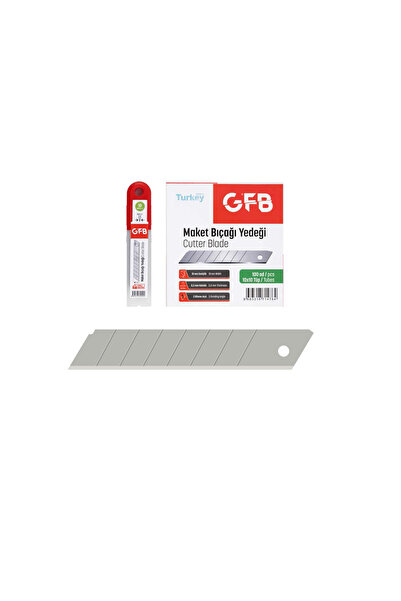 GFB GFB4520 MAKET BIÇAĞI YEDEĞİ 18X0.5 MM KIRIMLI 10*10 1Kutu