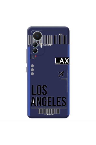 Other Xiaomi Mi 12 Lite Los angeles Dark blue Colored Silicone TPU Θήκη