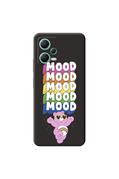 Other Xiaomi Redmi Note 12 Pro 5G Mood Black Colored Silicone TPU Θήκη