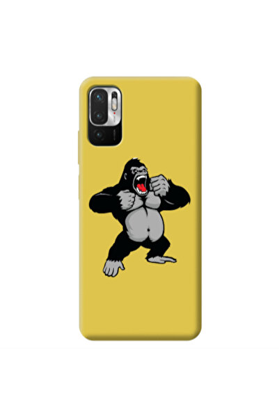 Other Xiaomi Redmi Note 10 Pro 5G Angry Gorilla2 Yellow Colored Silicone TPU ...