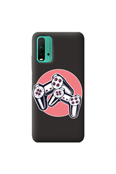 Other Xiaomi Poco M3 Retro Joysticks Black Colored Silicone TPU Θήκη
