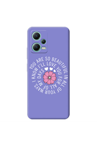 Other Xiaomi Redmi Note 12 Pro 5G Your Ways Purple Colored Silicone TPU Θήκη