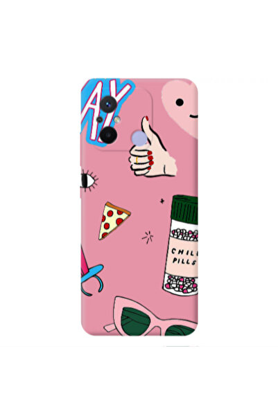 Other Xiaomi Redmi 12C Chill Pink Colored Silicone TPU Θήκη