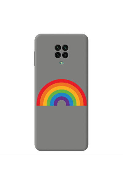 Other Xiaomi Redmi Note 9 Pro Rainbow Mini Grey Colored Silicone TPU Θήκη