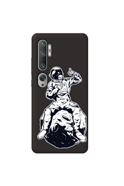 Other Xiaomi Mi Note 10 ice cream in space Black Colored Silicone TPU Θήκη