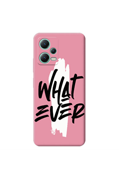 Other Xiaomi Redmi Note 12 Pro 5G What Ever Pink Colored Silicone TPU Θήκη