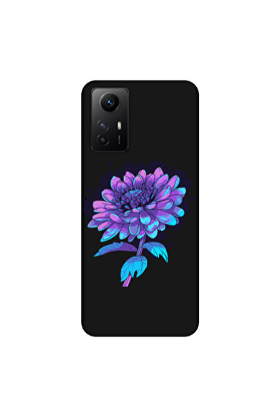 Other Xiaomi Redmi Note 12s Witch flower Black Colored Silicone TPU Θήκη