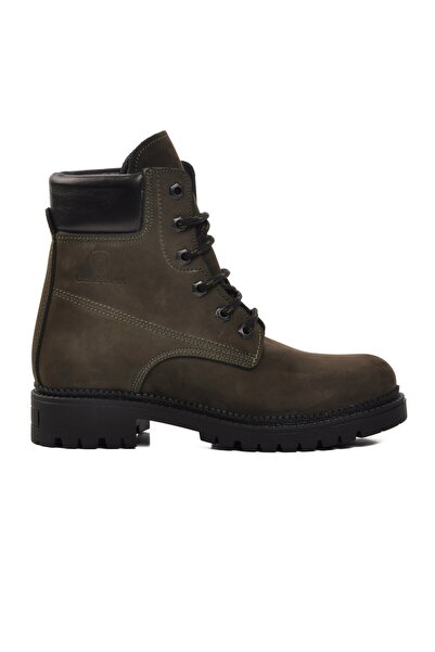 Aspor Khaki Green Unisex Boots