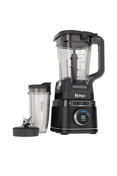 NINJA Blender de Masa, TB301EU Detect Power Pro, 1200 W, 2 L, Inox/Negru