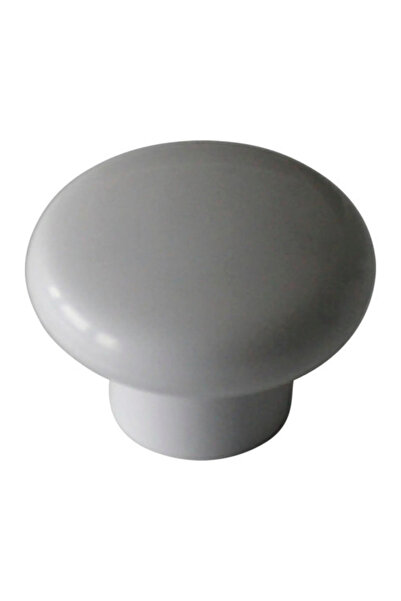 OEM Buton pentru mobilă Ø34mm, plastic argintiu