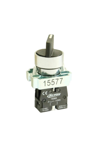 OEM Selector scurt 0-1 cu revenire Elvon, negru