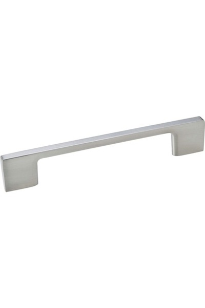 OEM Mâner pentru mobilă distanță perforații 128mm, zamac finisaj inox