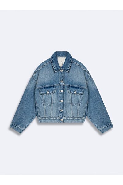 Ltb Celia Oversize kratka srednje dužina indigo jeans jakna