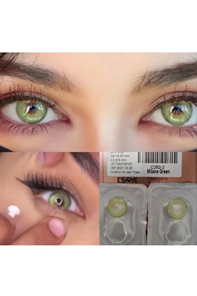 Elvoria Milano green hareli yeşil renkli(yıllık)