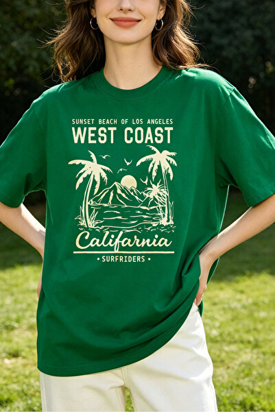 Fleck Womens T Shirts West Coast California Sunset Beach Surf Riders Vintage ...