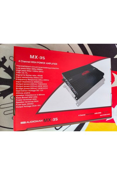 AUDİOMAX Oto ses sistemi amfi