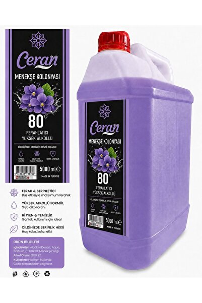 CERAN KOLONYA MENEKŞE ÇİÇEĞİ KOLONYASI 5 LİTRE