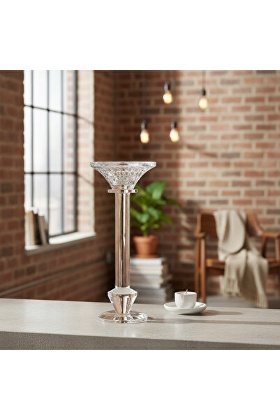 LC Waikiki Sfesnic Sticlă Transparent 22 cm pentru 1 Lumanare