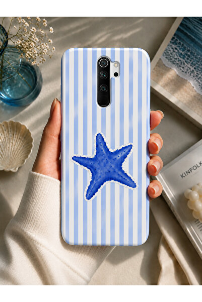 OVADA Redmi Note 8 Pro Uyumlu Deniz Yıldızı Desenli Telefon Kılıfı