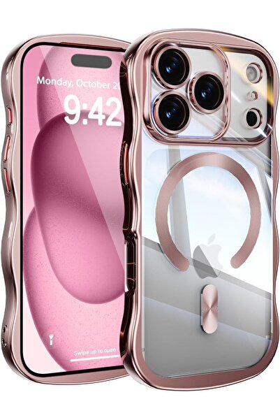 Urban URBANNX iPhone 17 Pro Max Cute Wave Translucent Magnetic Phone Case wit...