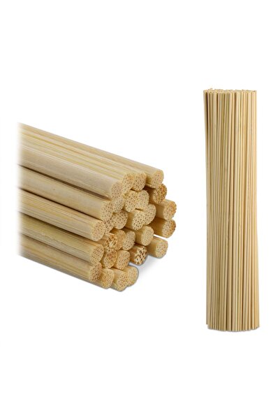 Ayawaska Set 500 bete bambus 30 cm pentru bricolaj si plante, bastonase din b...