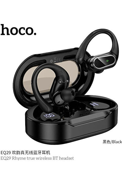 hoco. Hoco EQ29 Ενδοωτικά Ακουστικά Bluetooth Handsfree με Θήκη Φόρτισης Μαύρα