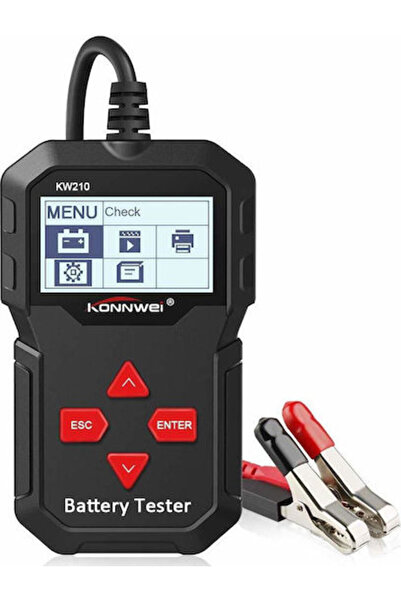 KONNWEİ KW210 Ψηφιακός Ελεγκτής Μπαταρίας με Κροκοδειλάκια 12V 220AH