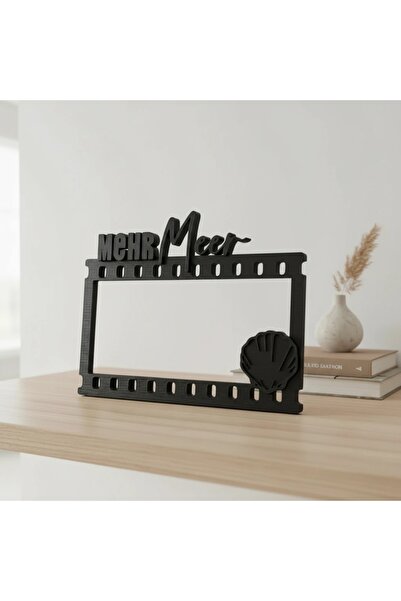 OEM Rama Decorativă Filmstrip cu Tematică Marină, Fabricată 3D - Negru compoz...