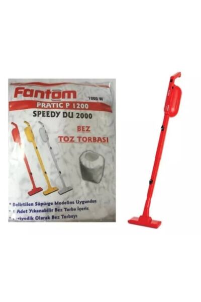 Fantom P 1200 pratic - compatible speedy cloth dust bag 4 pieces