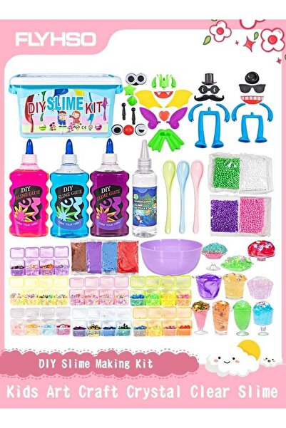 GULF GALLERY DIY Slime Kit for Girls Boys Stress Relief Toy Kids Art Craft Cr...