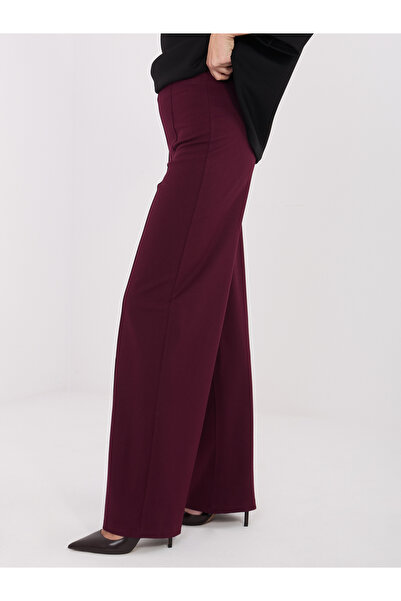 Factory Price Pantaloni Dama Bordo