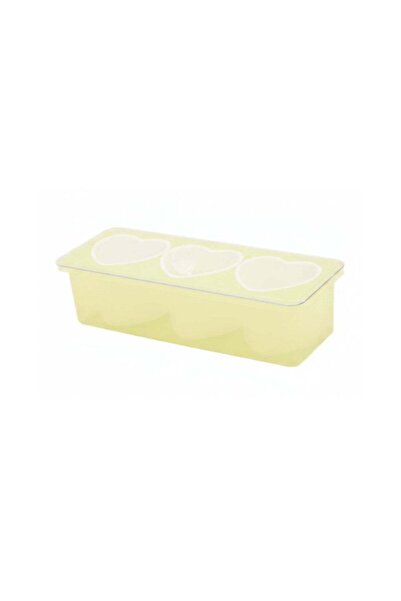 China Plastic Divided Spice Box 3 Compartments Multi-Colored 450 ml Multi-Col...