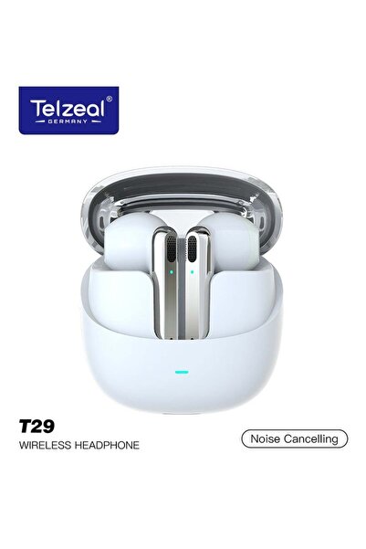 TELZEAL T29 Wireless headphones: Deep Bass, Noise Cancelling, Immersive Sound...