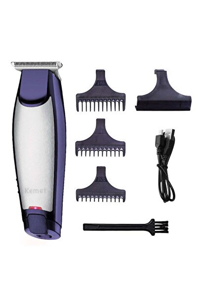 Generic KM-5021 3 In 1 Rechargeable Trimmer & Clipper Blue/Silver 18.2 x 6 x ...