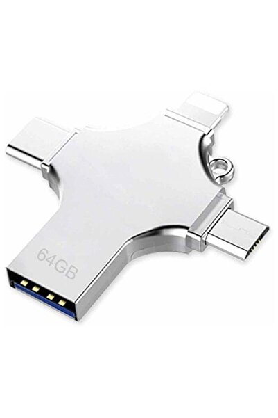 ELTRAZONE USB Flash Drive 64GB – 4-in-1 USB Stick with High-Speed Data Transf...