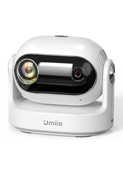 UMİİO U30 Smart Projector 1080P Full HD, 4K Supported, 180° Adjustable Lens, ...