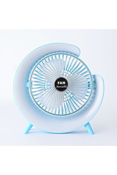 Primo Plus S14 Portable Colorful Desktop Fan, G-Shaped Quiet USB Table Fan wi...