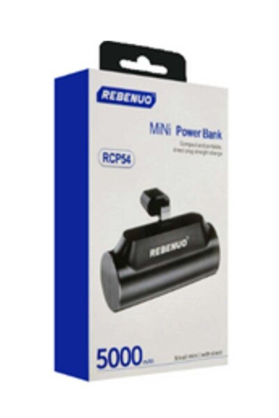 REBENUO Mini Power Bank 5000mAh – Portable Charger for iPhone, Android, USB D...