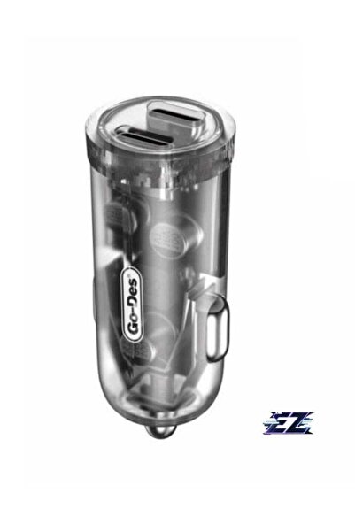 ELTRAZONE Dual Type-C PD Car Charger 40W | Transparent Fast Charging USB-C Ch...