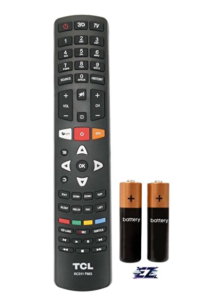 ELTRAZONE RC311 FMI3 Remote Control Suitable for TCL 4K 3D LED LCD Smart TV w...