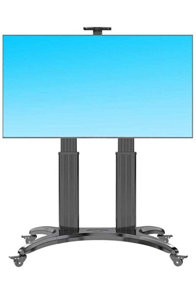 ELTRAZONE Heavy Duty Aluminum Rolling TV Cart for 65-85" Flat Screens, Mobile...