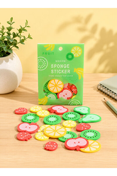 Midi Nikoni Fruit Foam Stickers