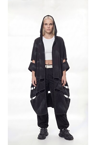 Punk Queen Kafes Detaylı Tasarı Ceket