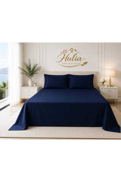 hulia home Ranforce Non-Elastic Sheet Set Double Size Raw Cotton Pillowcase I...